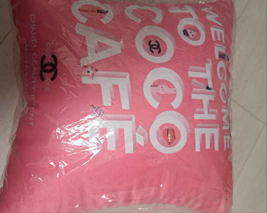 Chanel Coco cafe Pillow RARE