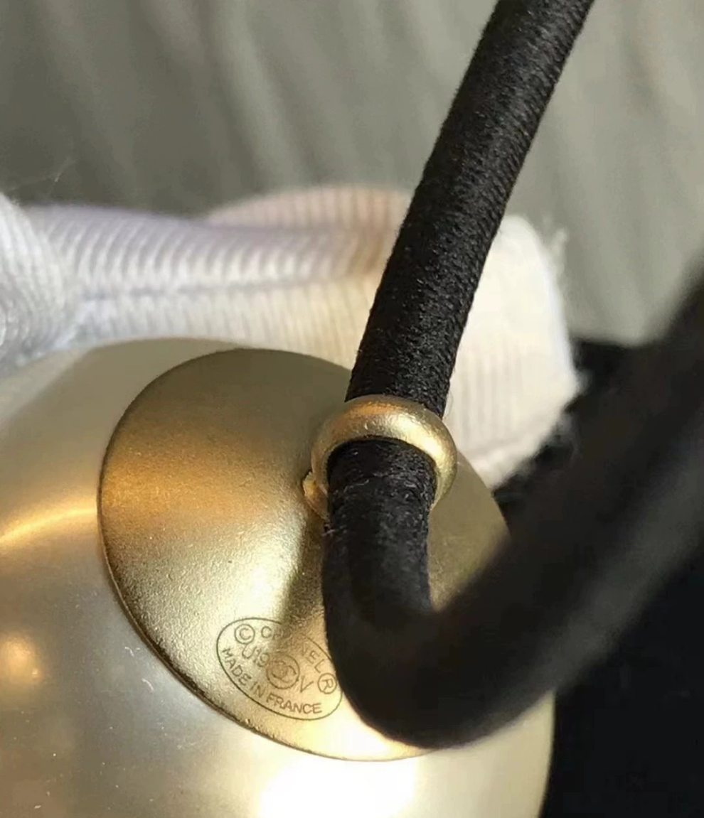 Chanel Pearl Hair Tie from Chanel uniform