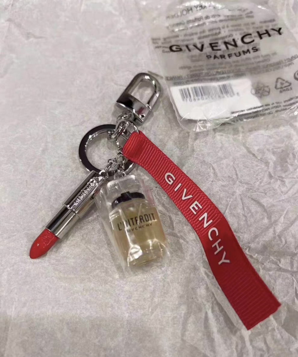 Givenchy Lipstick Key Chain Charm VIP gift from beauty counter