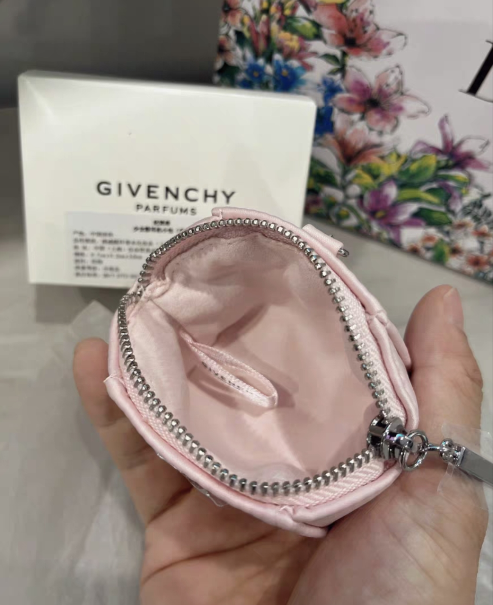 Givenchy Small pink earbuds storage pouch