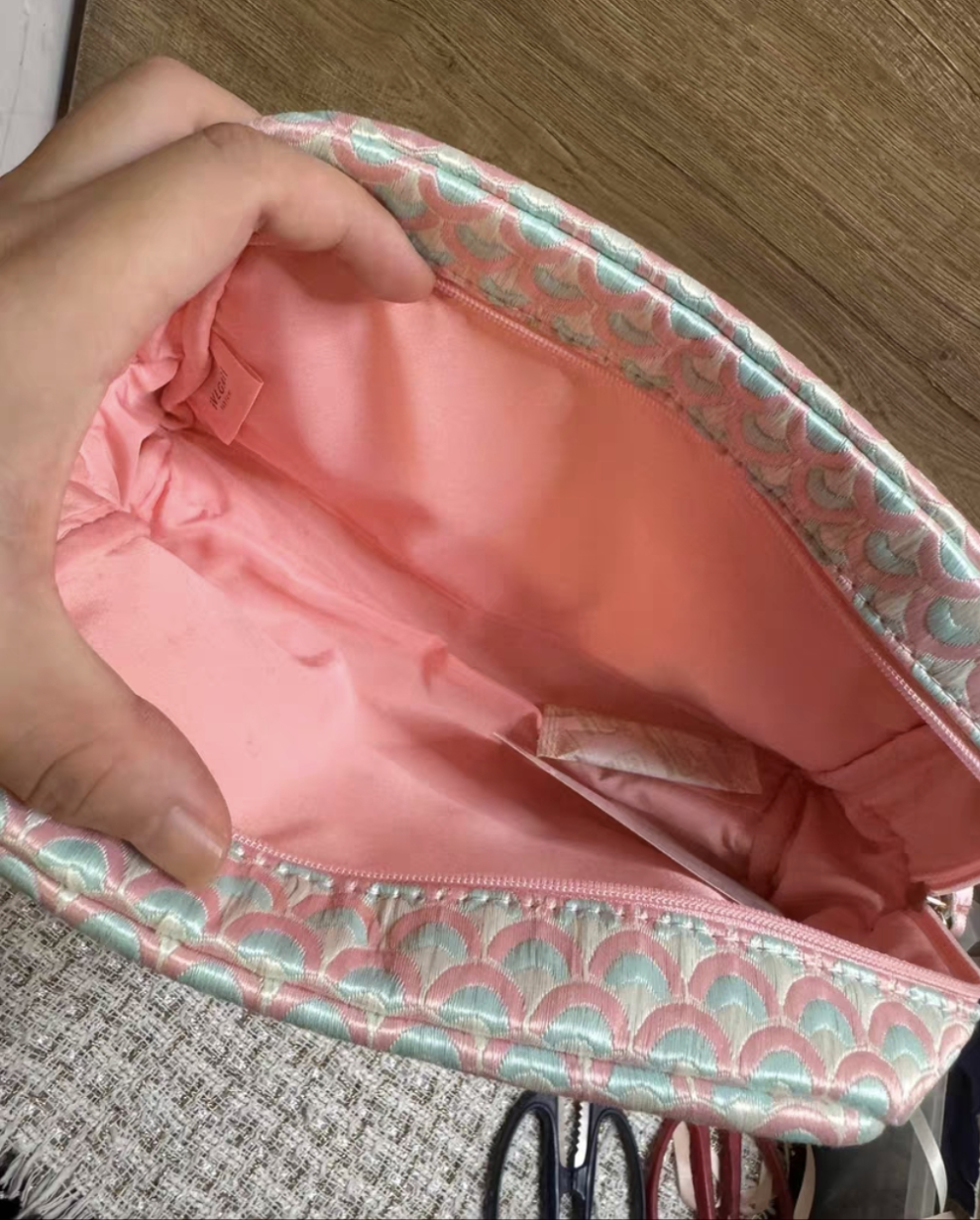 Bvlgari Pink pastel rainbow Makeup Bag