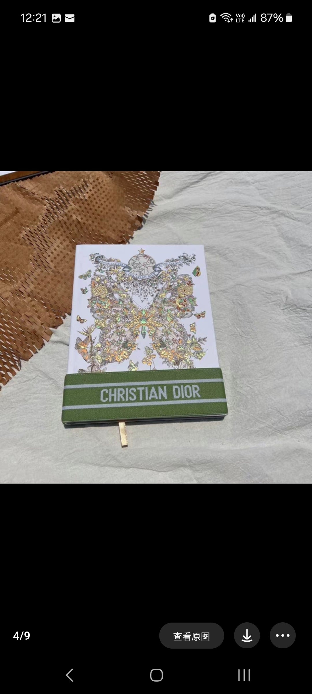 Dior Holiday Butterfly Vip Novelty Notebook