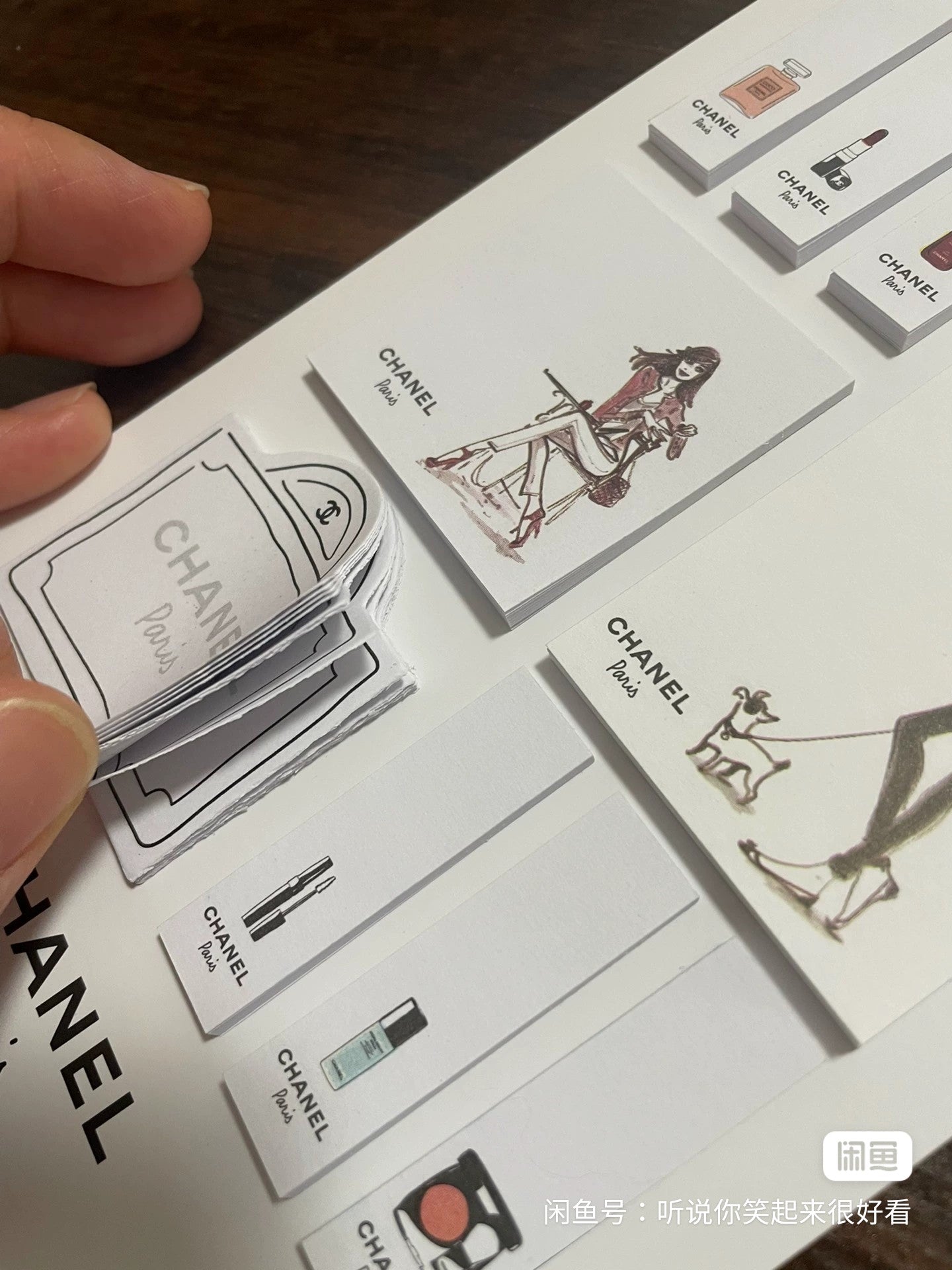 Chanel note stickers Memo Pad Novelty Limited