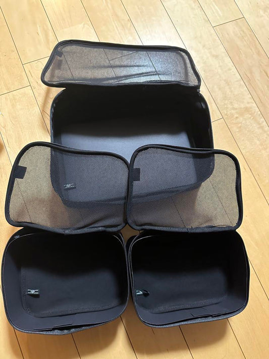 Chanel La Collection 2024 lugguage Storage Mesh Bag set