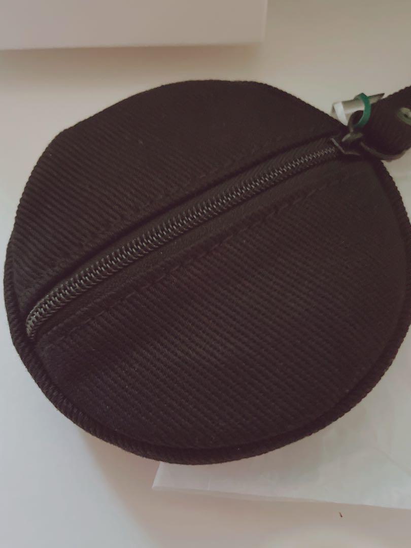 Chanel 2024 Small round earbuds storage pouch