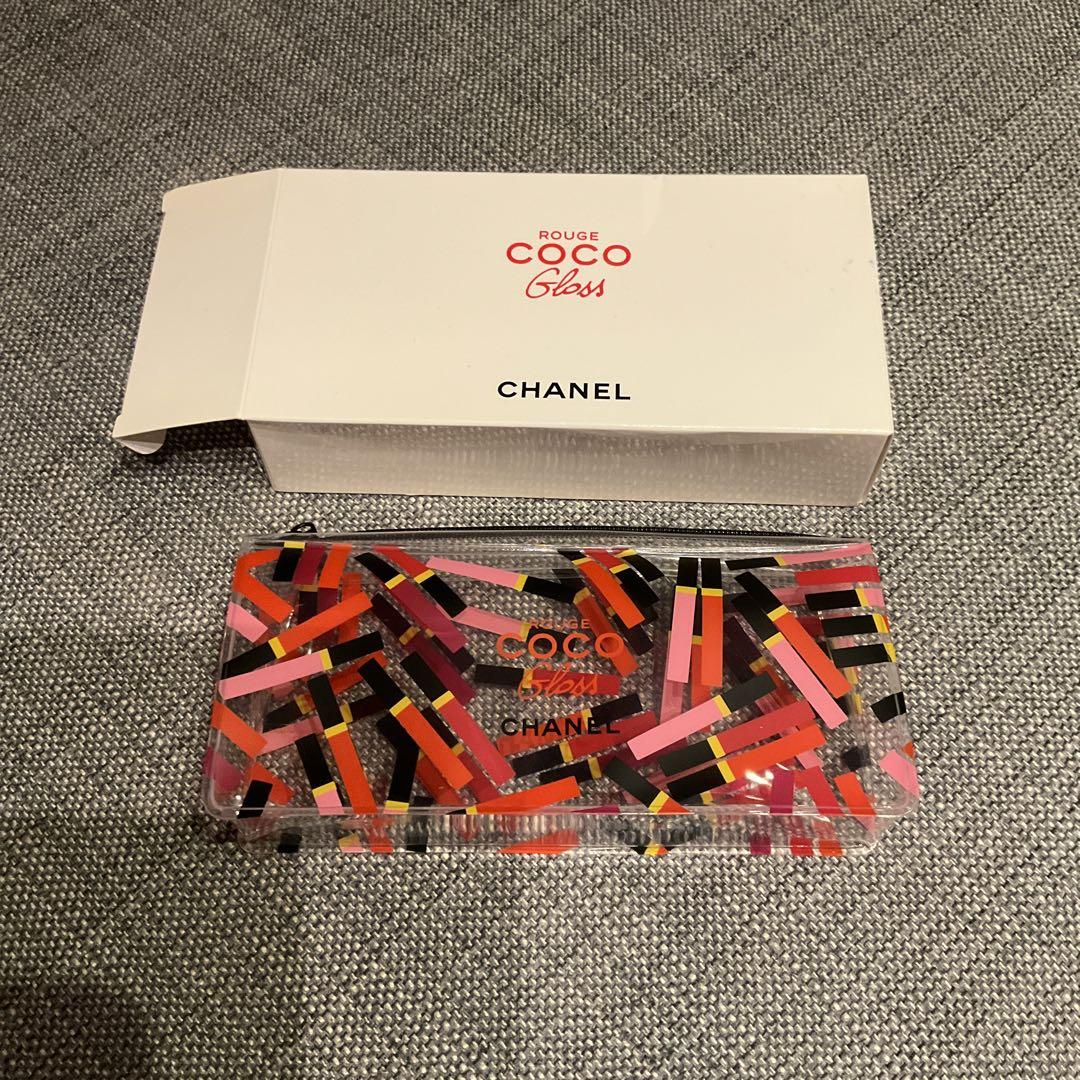 Chanel Rouge CoCo Gloss Vinyl Makeup Bag