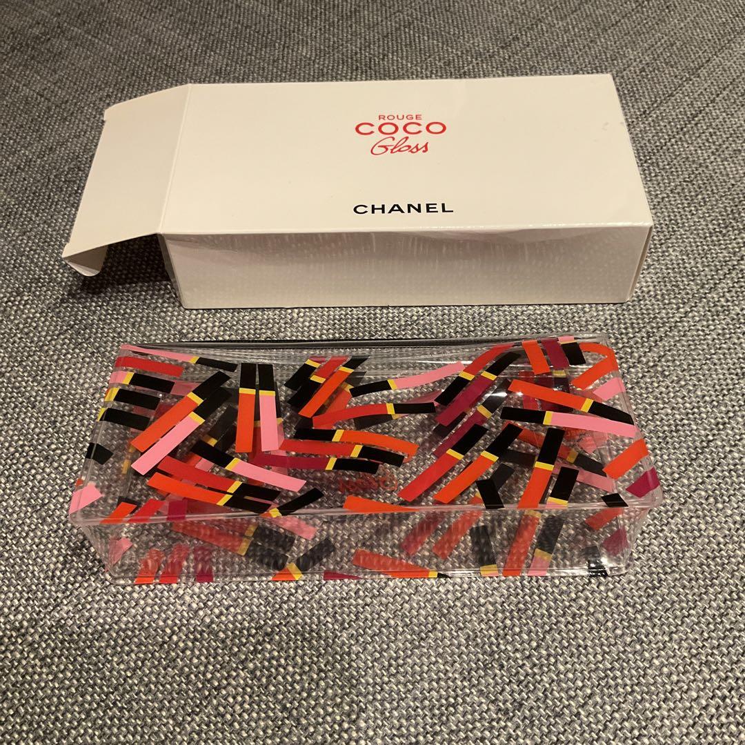 Chanel Rouge CoCo Gloss Vinyl Makeup Bag