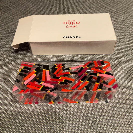 Chanel Rouge CoCo Gloss Vinyl Makeup Bag