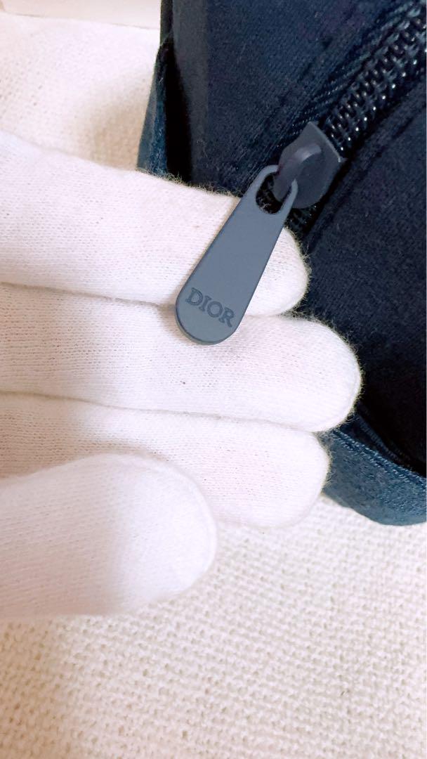 Dior Large Navy Pouch Travel Bag