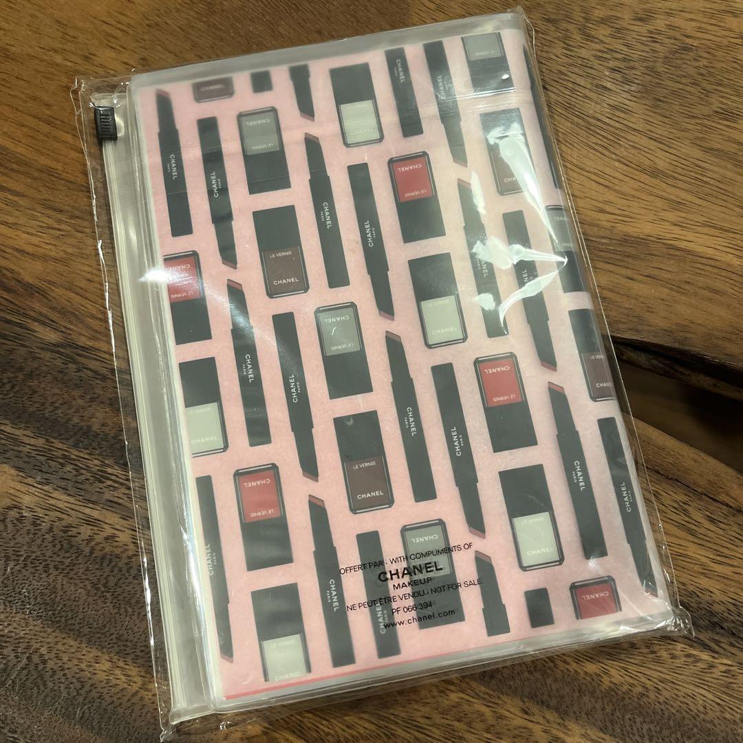CHANEL Nail Makeup notepad with PVC cover