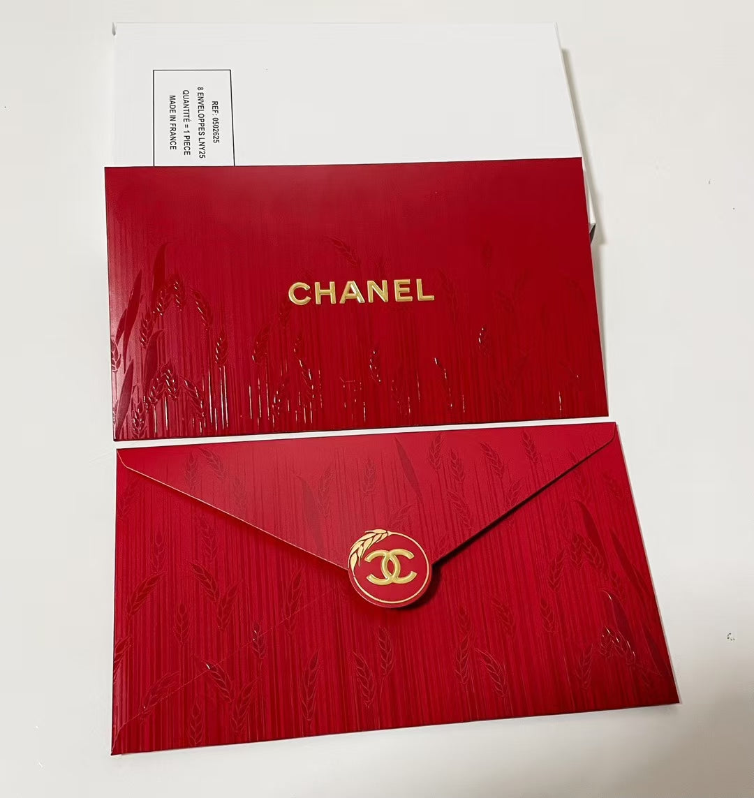 Chanel 2025 cny red packet envelope x 8pcs