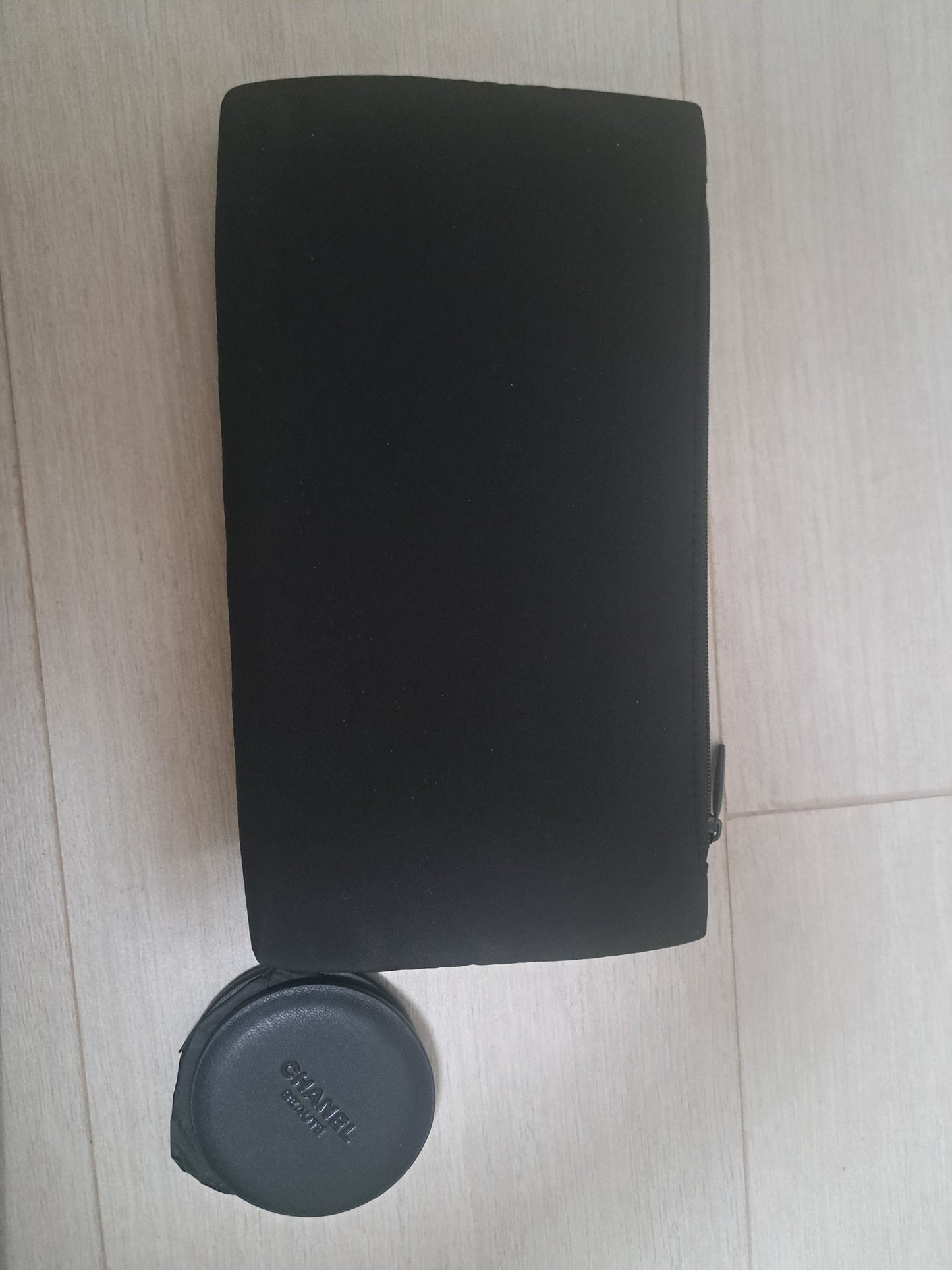 Chanel polyester Pouch Bag with mirror