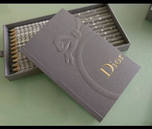 Dior Pencils 12pcs Set with note pad VIP Gift