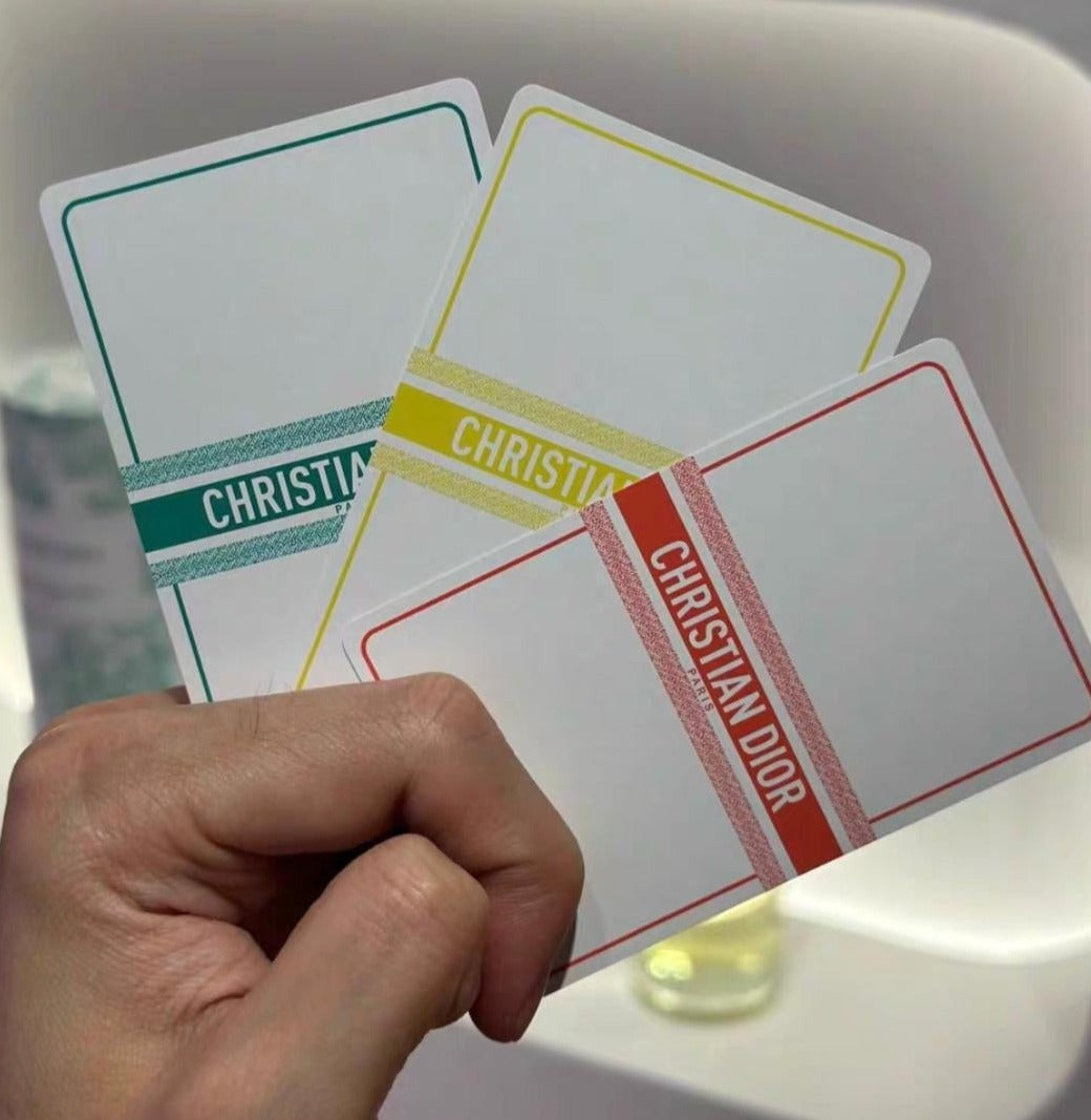 Dior Summer 2024 cards VIP gift from beauty counter