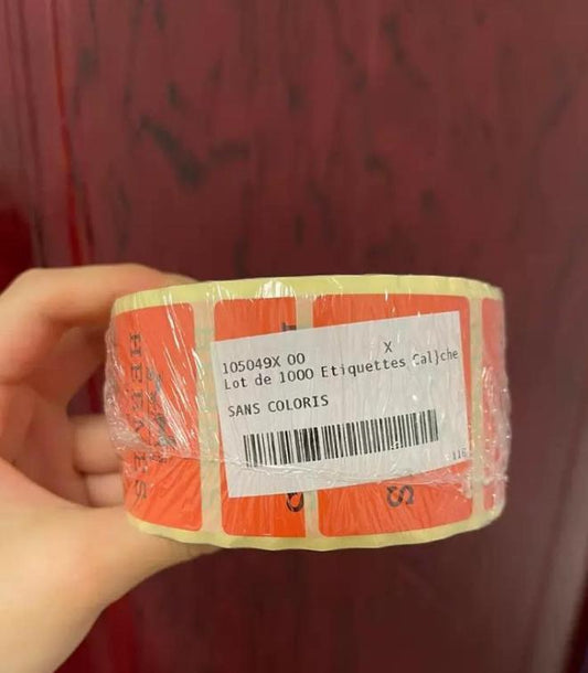 Sealed Sticker roll packaging