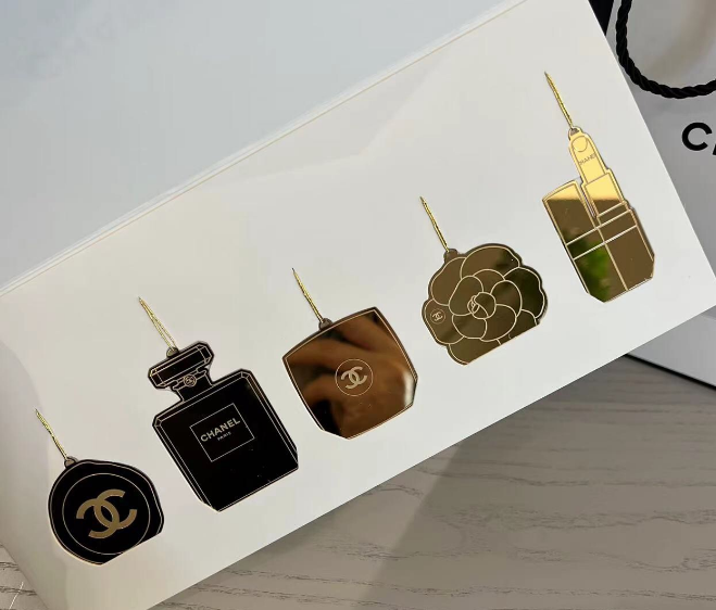 2022 Chanel Metal Bookmark VIP Beaute Gift x 1 set of 5 pcs