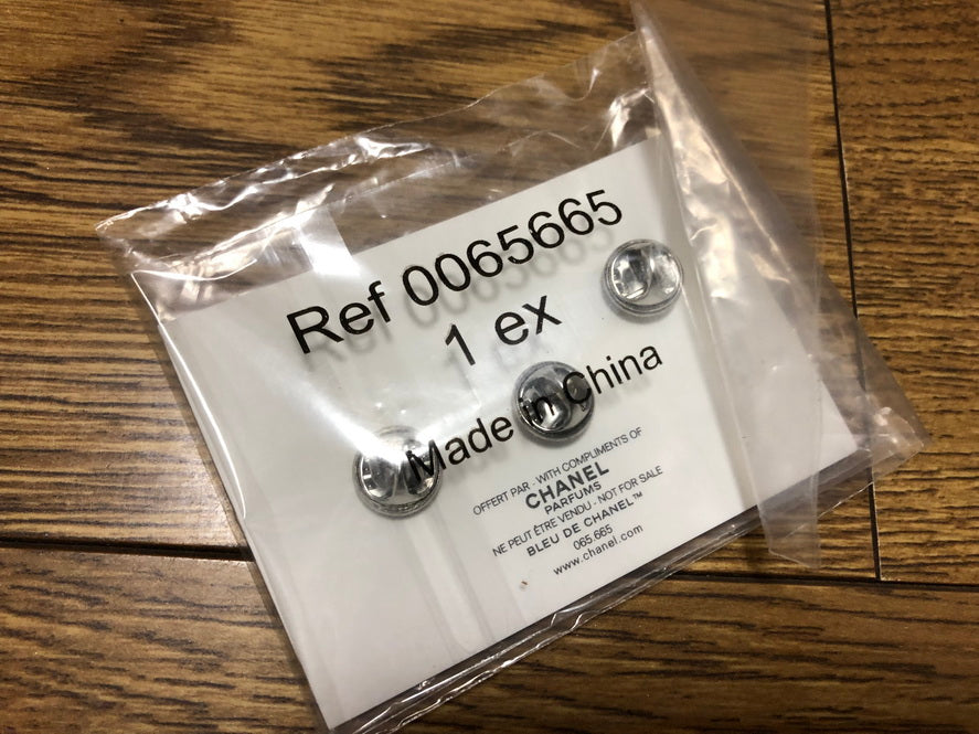 Bleu De Chanel pin brooch badge set of 3pcs VIP Gift