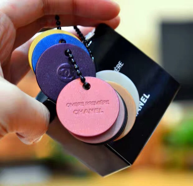 Chanel Multi Color Ombre Premiere Charms Key Chain VIP Gift