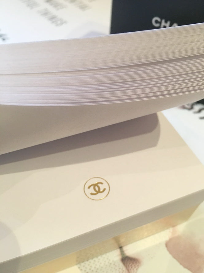 Chanel Beauty Memo Pad Desktop Metal Base VIP gift