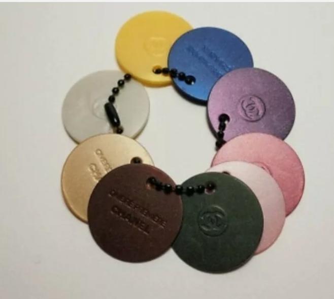 Chanel Multi Color Ombre Premiere Charms Key Chain VIP Gift