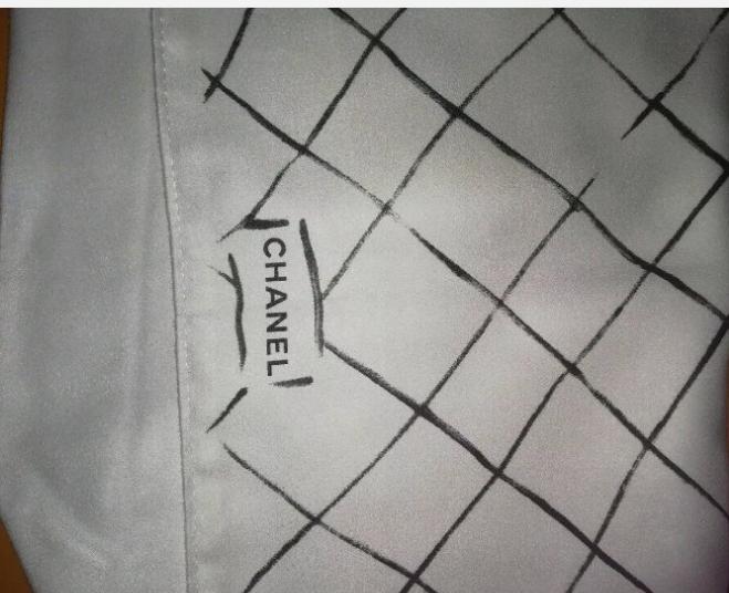 Chanel White Karl Lagerfeld Large Dust Bag packaging for classic Jumbo ICOT3