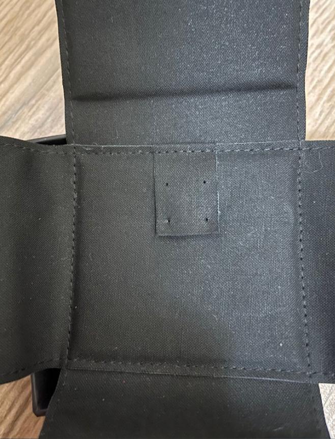 Authentic Empty Chanel Brooch Jewelry Box with velvet pouch