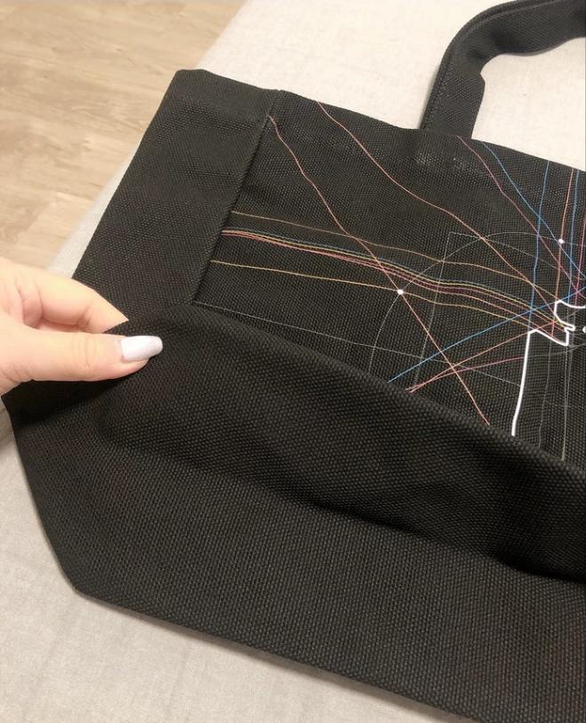 Chanel Shanghai perfume event large tote bag with small pouch