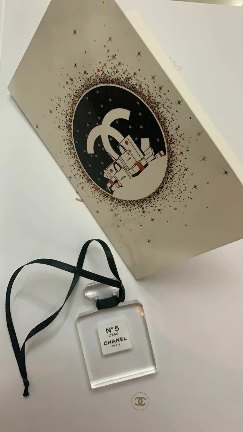 CHANEL Clear No 5 Small Bottle Accessories Charm Brand VIP Gift Decoration