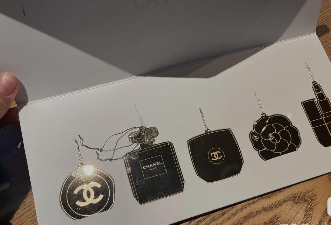 2022 Chanel Metal Bookmark VIP Beaute Gift x 1 set of 5 pcs