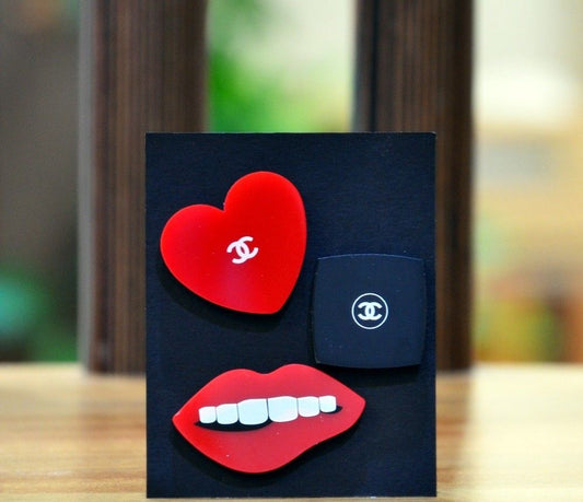 Chanel Heart magnet set of 3pcs VIP Gift
