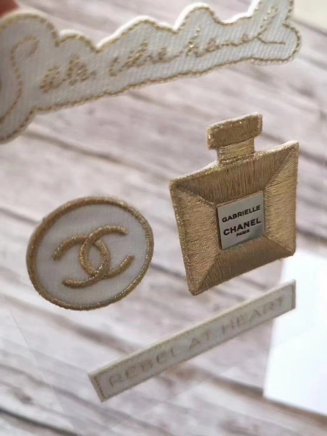 Chanel Gabrielle woven stickers set 2019 VIP GIFT