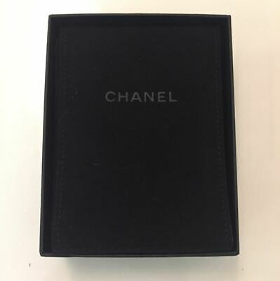 Authentic Empty Chanel Necklace Jewelry Box with velvet pouch