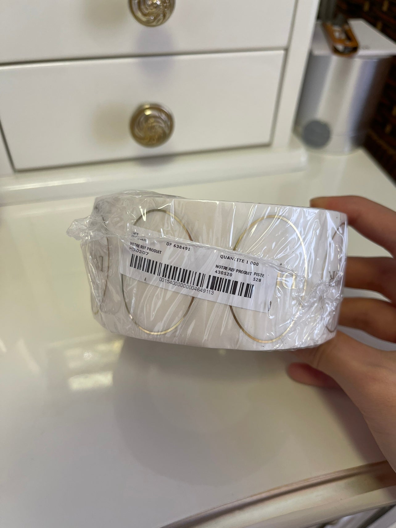 Sealed Sticker roll packaging