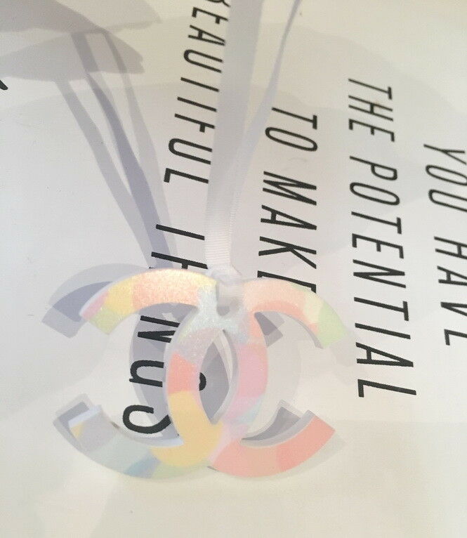 Chanel Fancy Multi Color charm logo plastic collectable