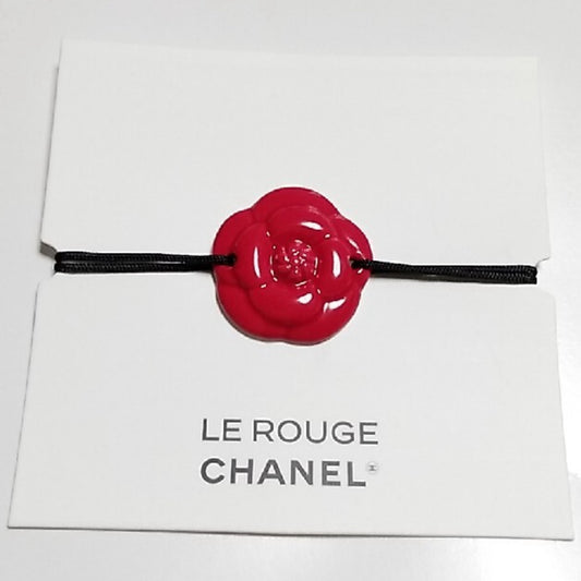 Chanel No.1 Red Camellia string diffuser bracelet VIP gift from Beauty Counter
