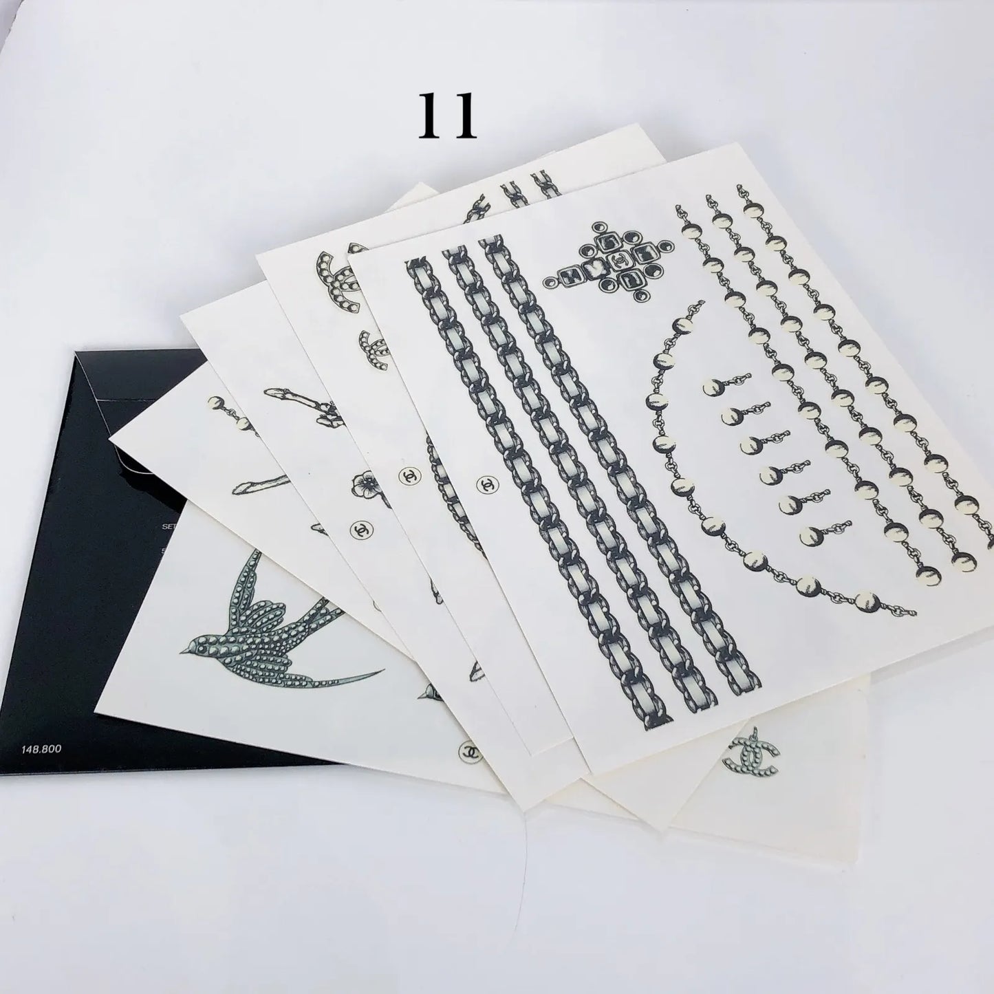 Chanel LES TROMPE L'CEIL CHANEL DESSINS DE PEAU EPHEMERES TEMPORARY SKIN ART