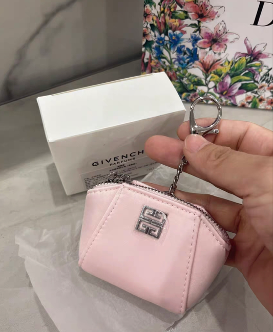 Givenchy Small pink earbuds storage pouch
