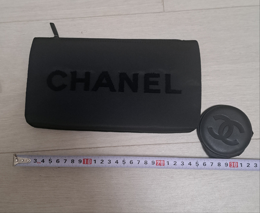Chanel polyester Pouch Bag with mirror