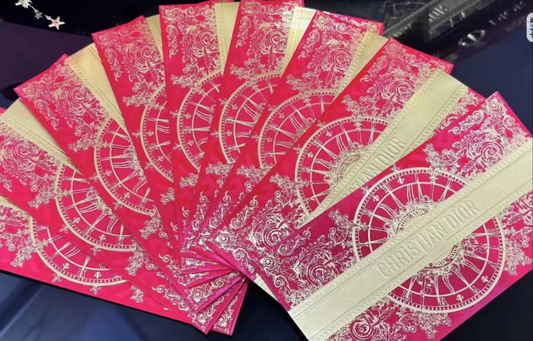 Dior 2025 cny red packet envelope  x 8pcs