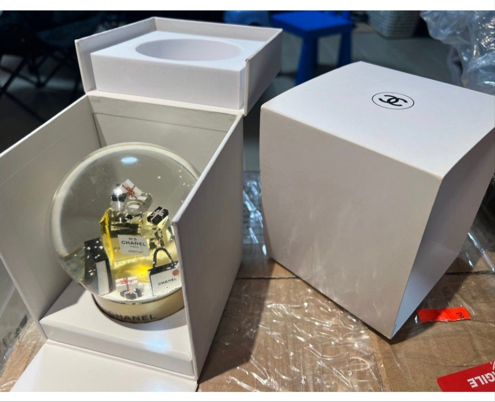 Chanel 2024 snowglobe desktop decoration