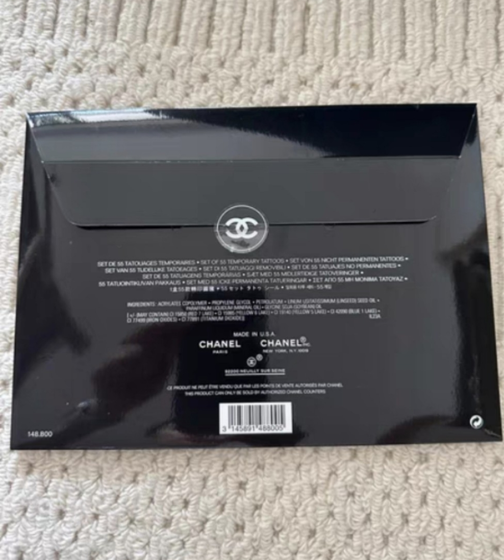 Chanel LES TROMPE L'CEIL CHANEL DESSINS DE PEAU EPHEMERES TEMPORARY SKIN ART