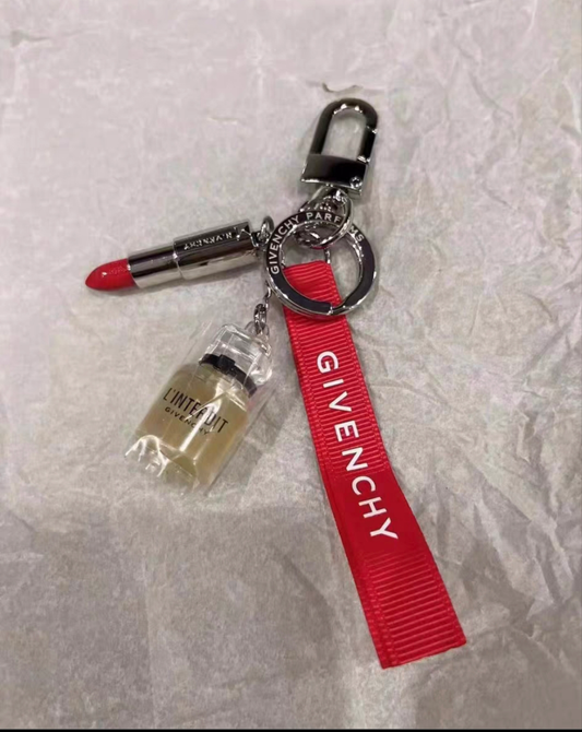 Givenchy Lipstick Key Chain Charm VIP gift from beauty counter