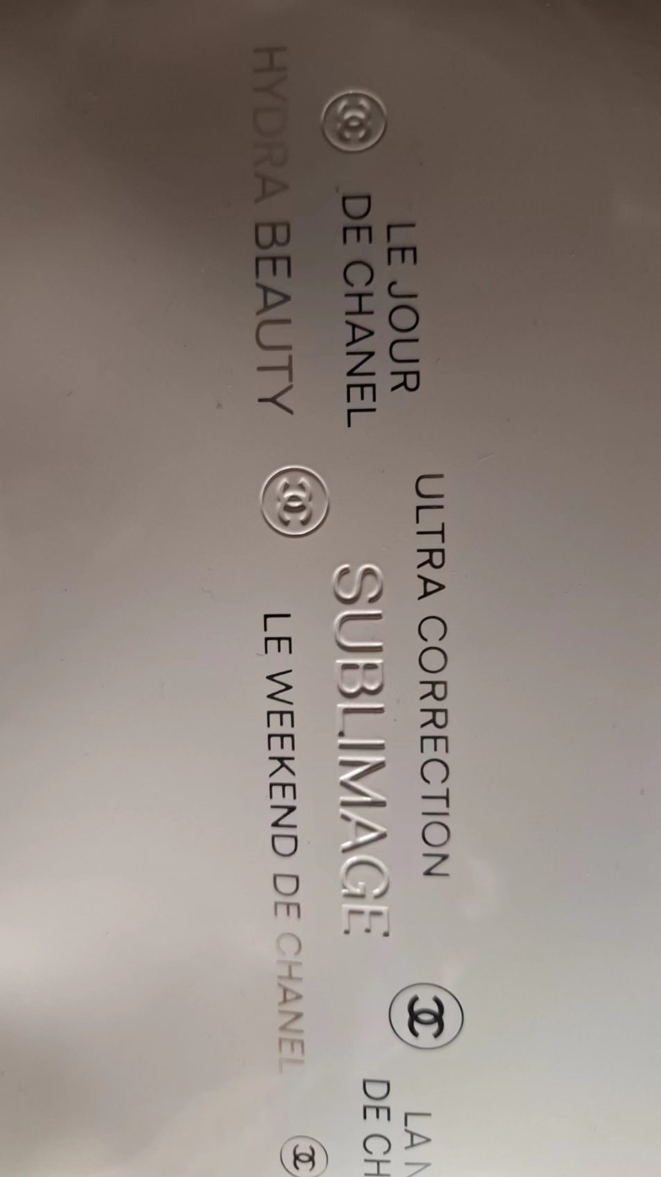 Chanel Sublimage Large White ophidia Patent Makeup Pouch Bag