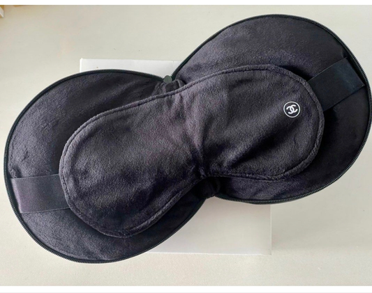 Chanel Travel sleeping eyemask and neck pillow rare VIP GIFT