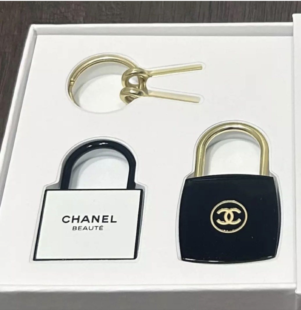 Chanel Metal Key lock set RARE Collectable