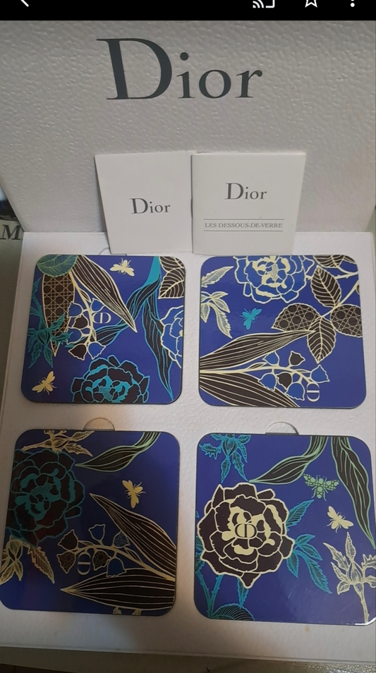 Dior Coasters set of 4 pcs rare in box