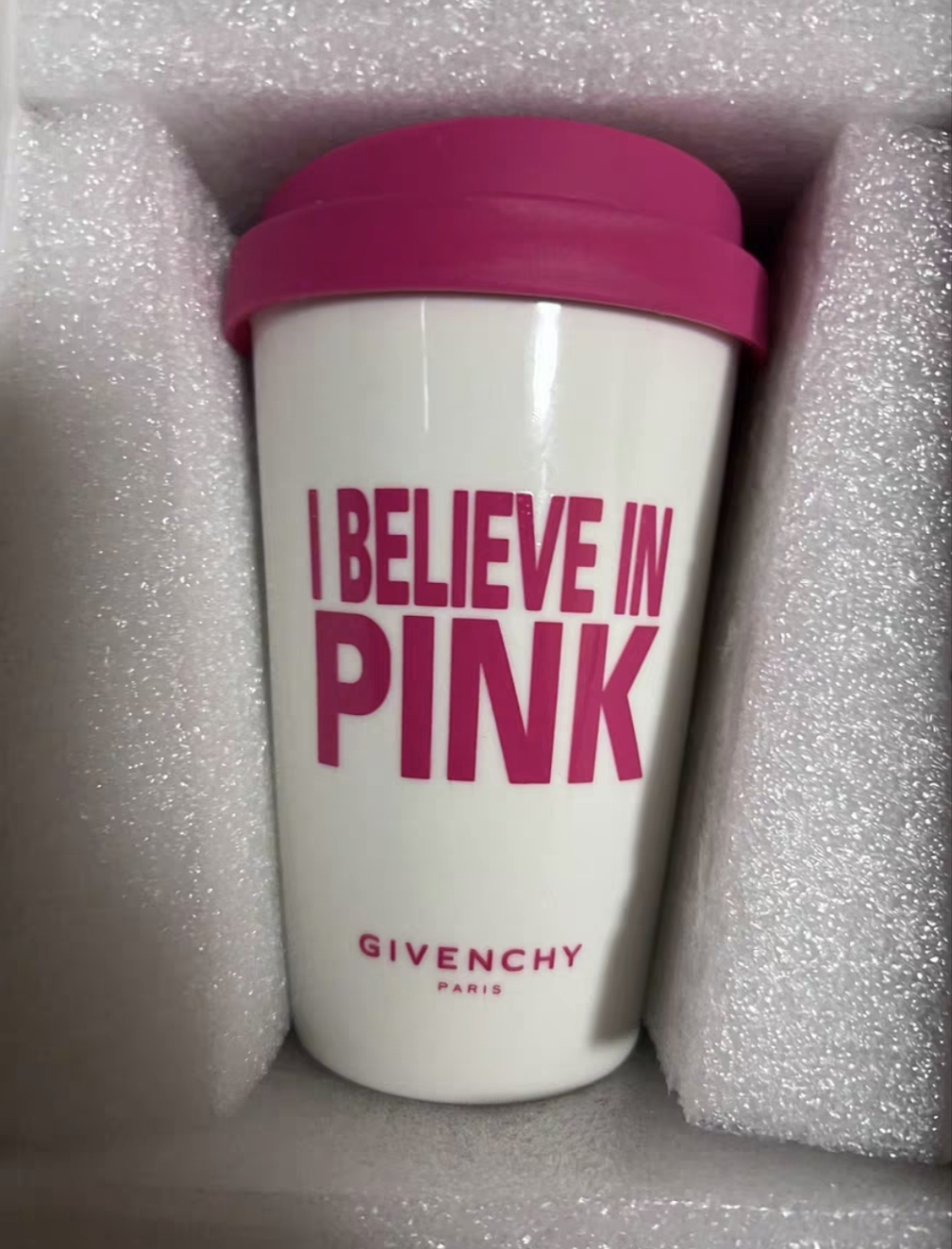 Givenchy Pink Pottery Water Mug 350ml