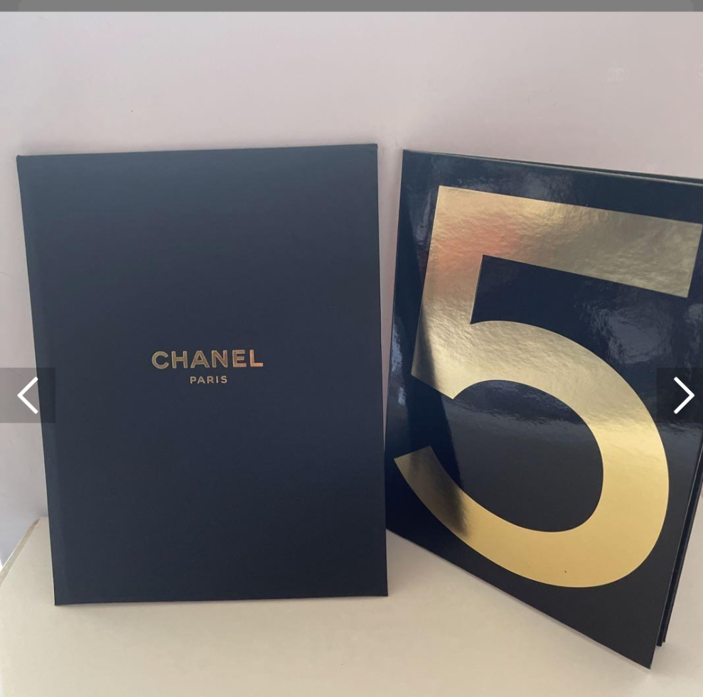 Chanel 2011 Rare Perfume bottle decor card with envelope