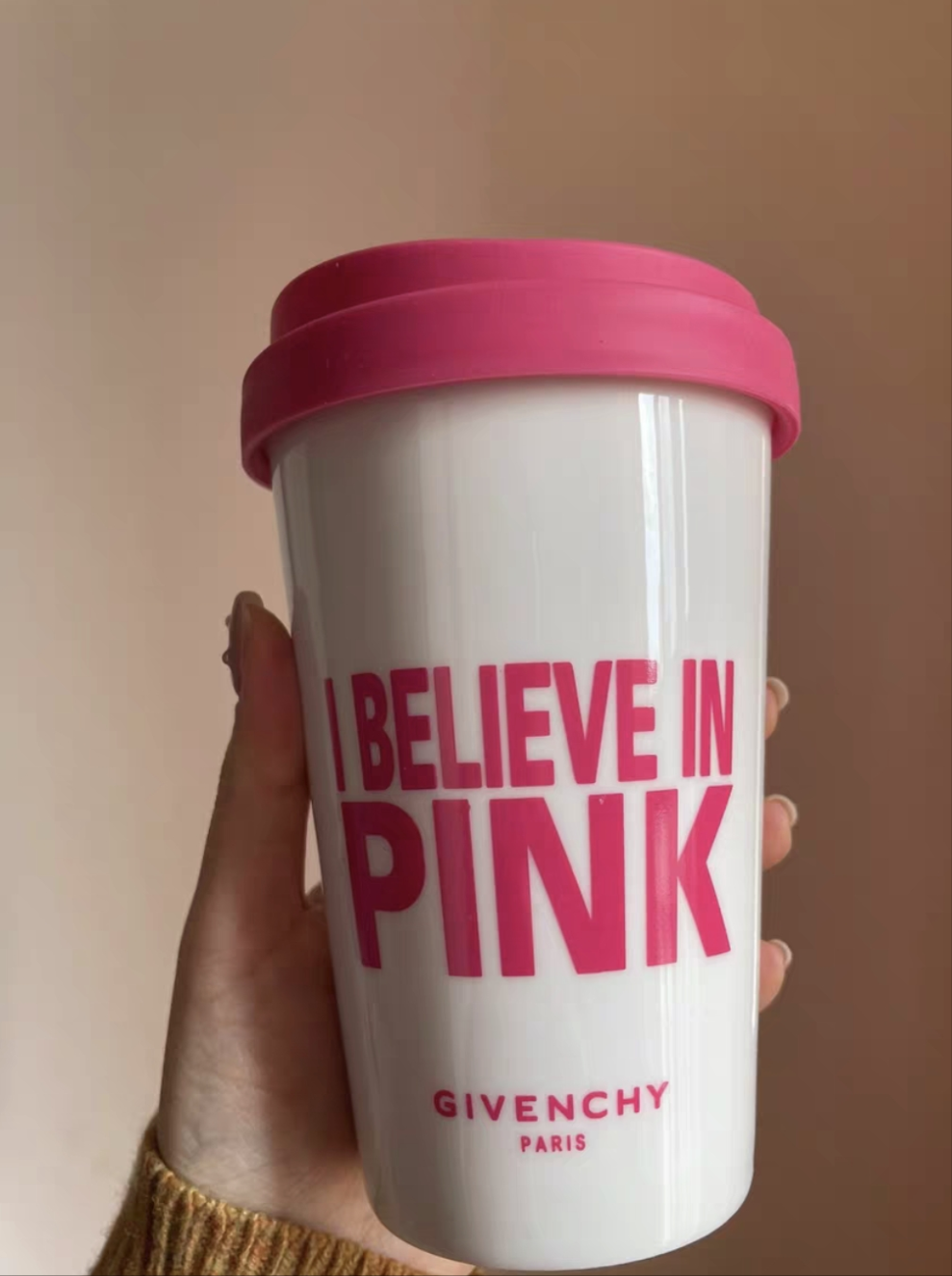 Givenchy Pink Pottery Water Mug 350ml