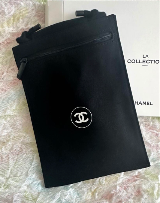 2024 Chanel Exclusive Canvas Passport mobile Holder with strap